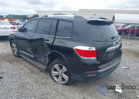 2012 Toyota Highlander Limited V6 z USA, uszkodzony, nr VIN 5TDYK3EH5CS087859